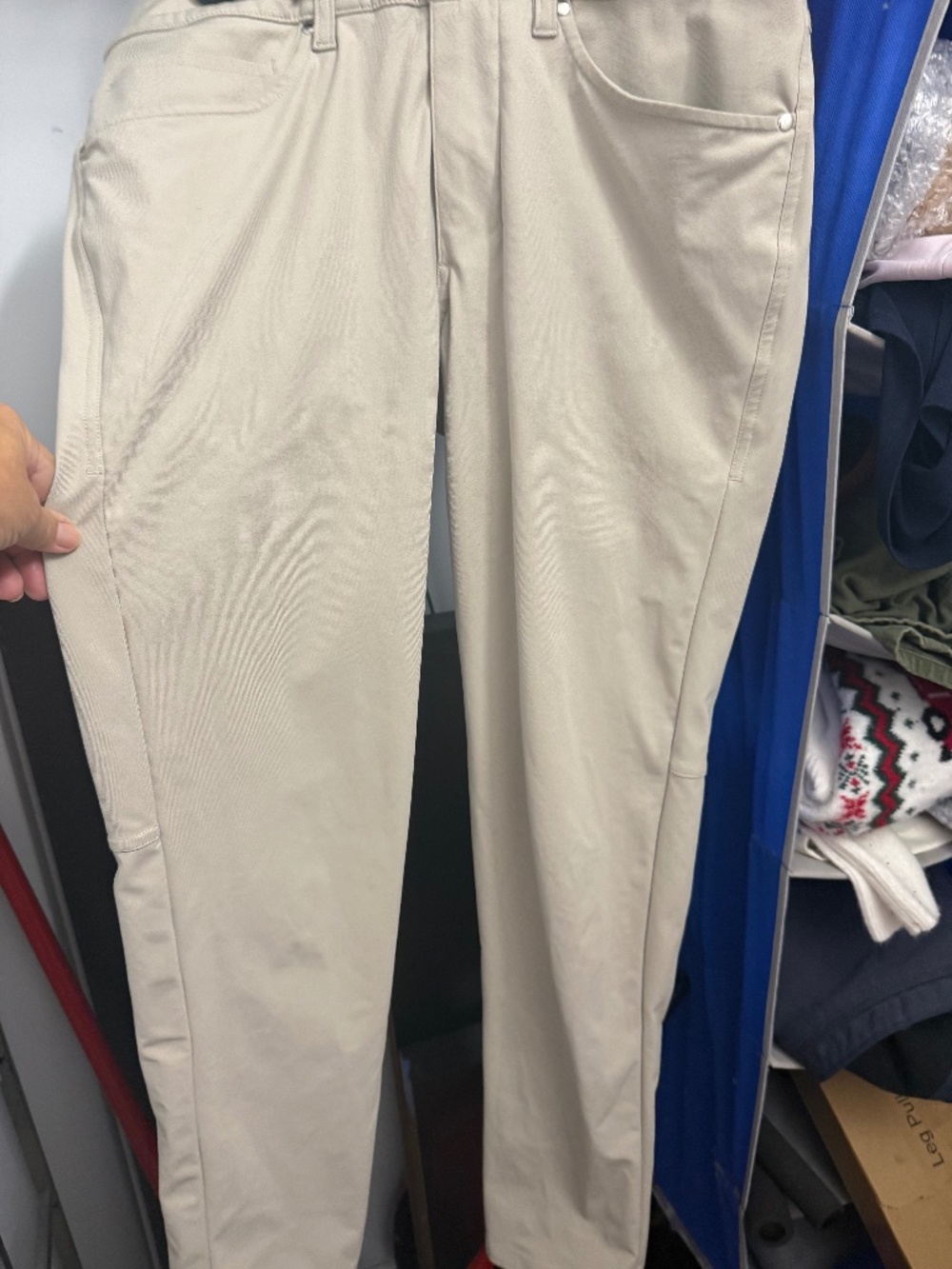 Lululemon Men's ABC Style 5-Pocket Pants Size 30 Khaki Beige